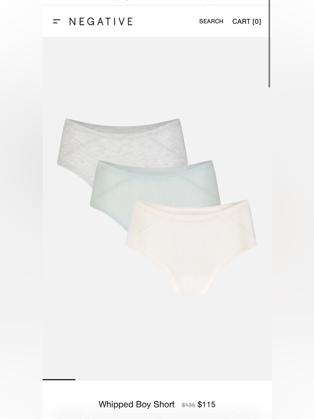 Negative Underwear Bundle of 5 size XL